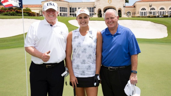 Lexi Thompson a Donald Trump