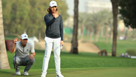 Tommy Fleetwood a Sergio Garcia