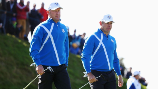 Jamie Donaldson a Lee Westwood