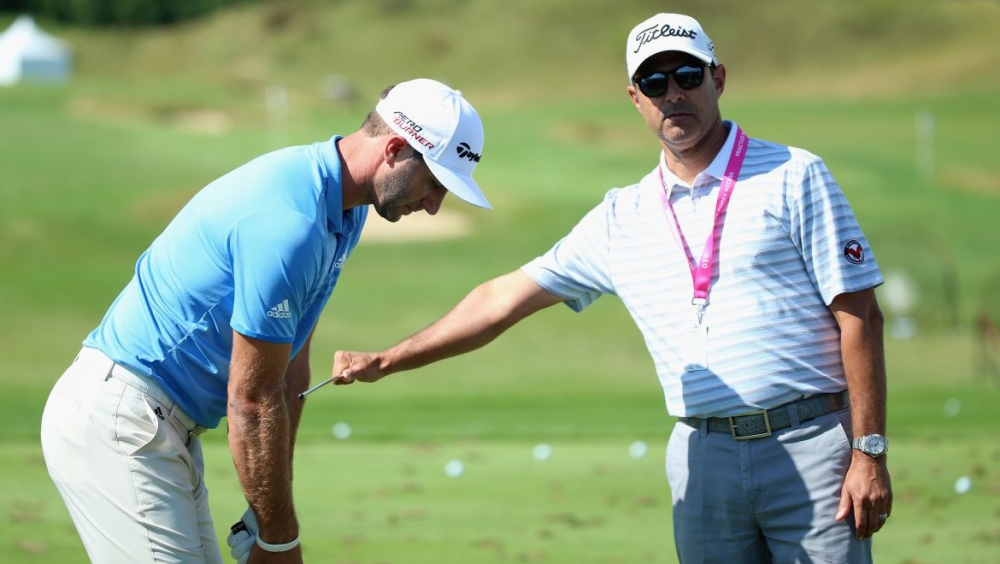 Dustin Johnson a Claude Harmon III