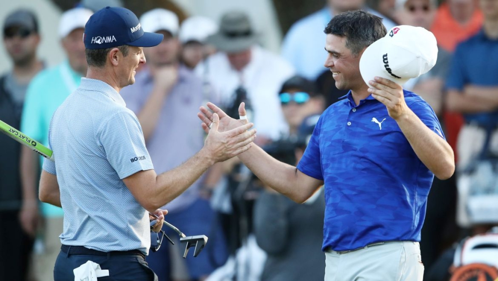 Gary Woodland a Justin Rose