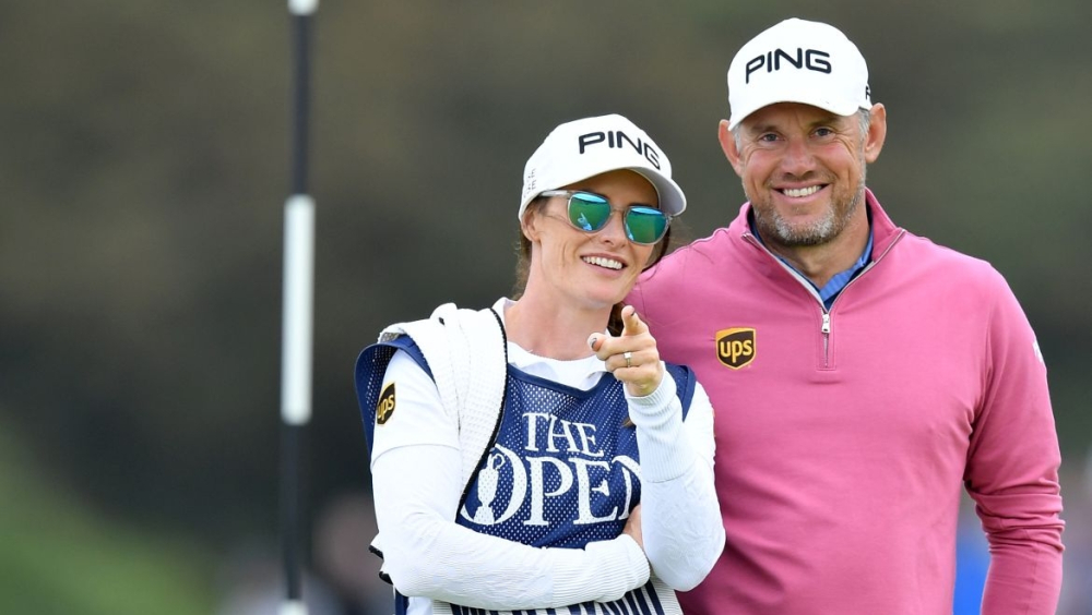 Lee Westwood a Helen Storey