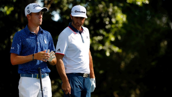 Dustin Johnson a Justin Thomas