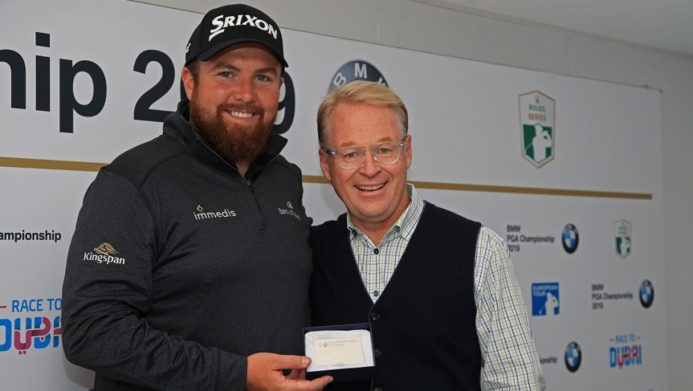 Shane Lowry a Keith Pelley