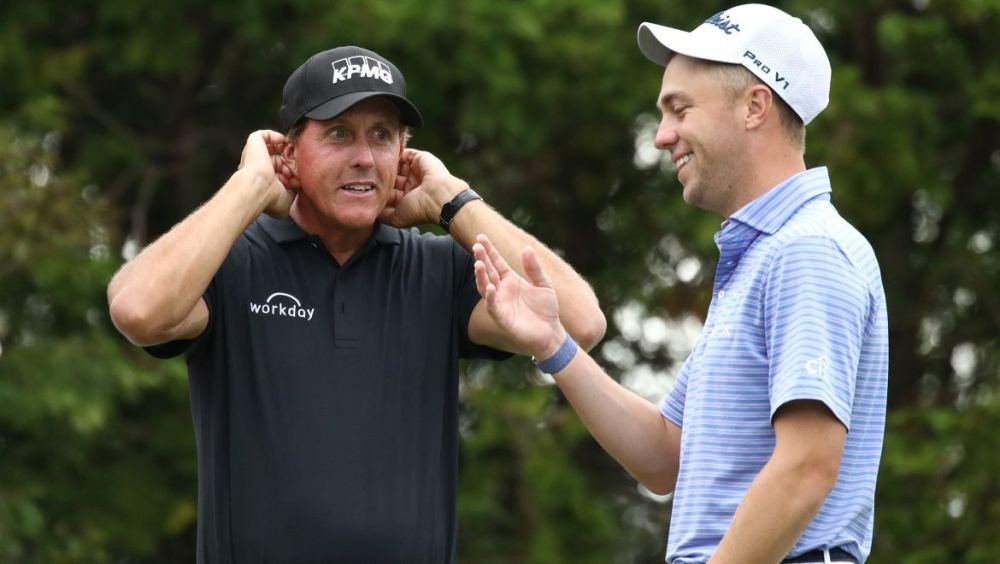 Phil Mickelson a Justin Thomas