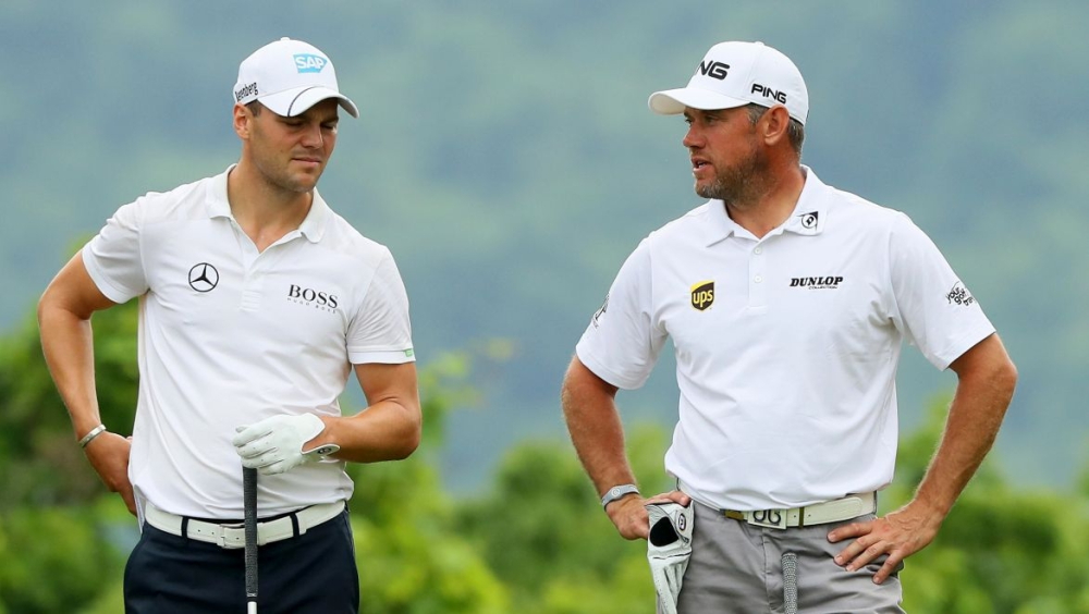 Martin Kaymer a Lee Westwood