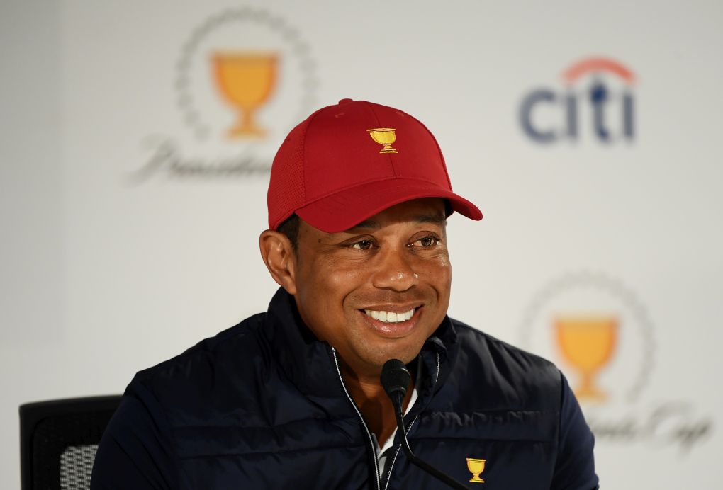 Tiger Woods a Ernie Els