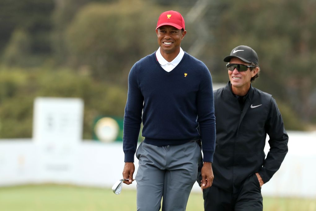 Tiger Woods a Ernie Els