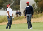 Tiger Woods a Ernie Els