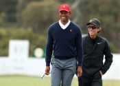 Tiger Woods a Ernie Els