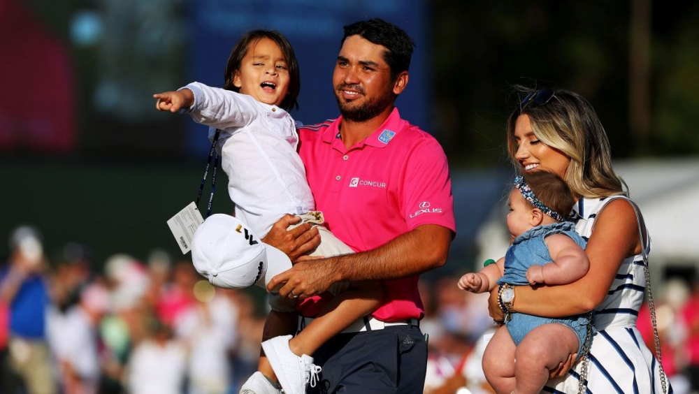 Jason Day s rodinou