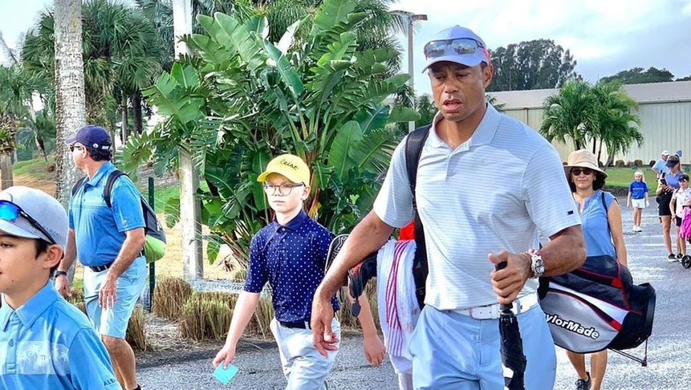 Tiger Woods kedík