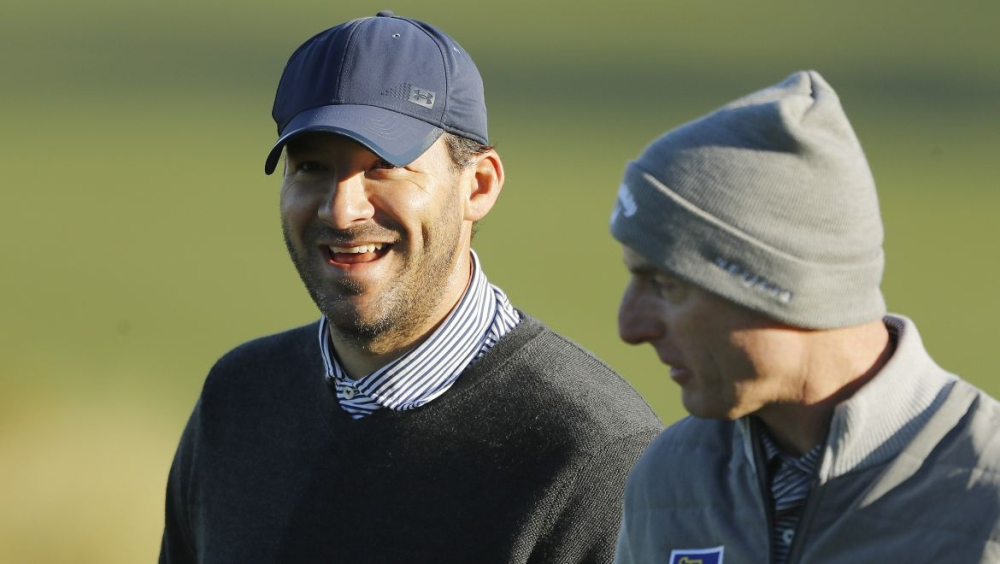 Tony Romo a Jim Furyk Tony Romo a Jim Furyk