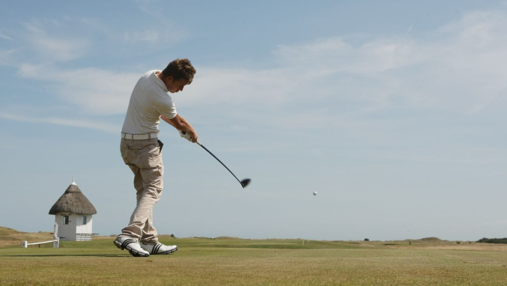 Golfový švih, ilustrační foto Golfový švih, ilustrační foto