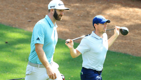 Rory McIlroy a Dustin Johnson