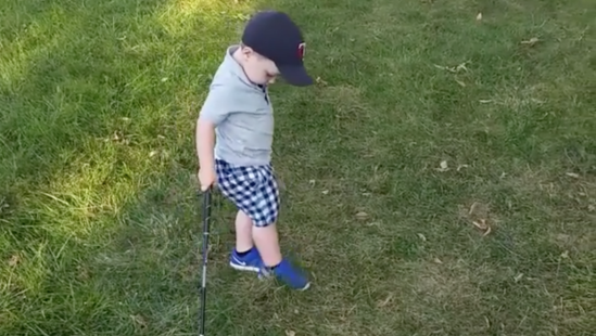 Dítě golf
