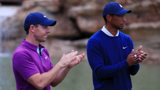 Rory McIlroy a Tiger Woods