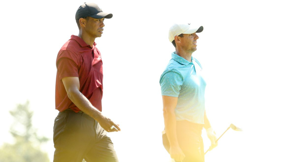 Tiger Woods a Rory McIlroy