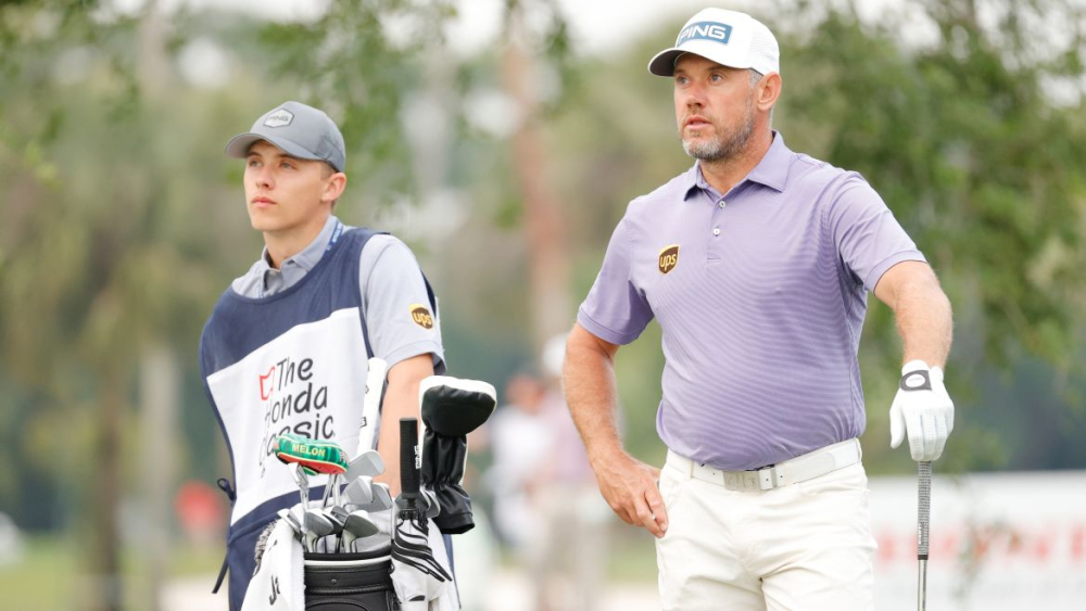 Lee Westwood a jeho syn Sam Lee Westwood a jeho syn Sam