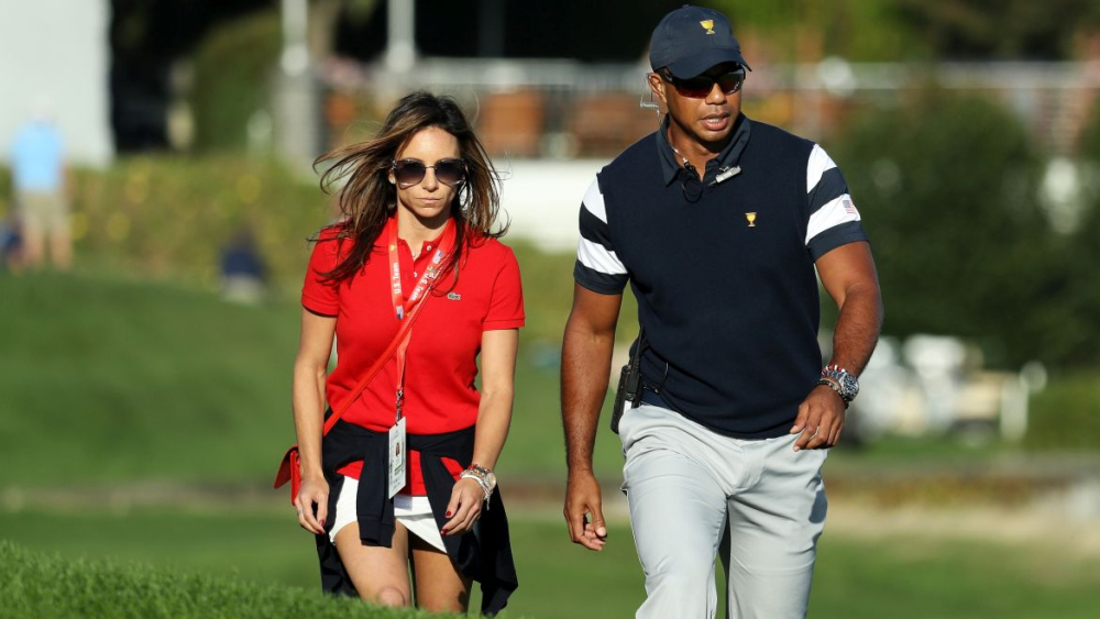 Erica Herman a Tiger Woods