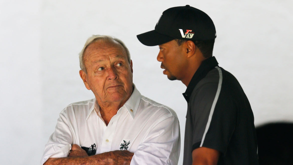 Arnold Palmer a Tiger Woods