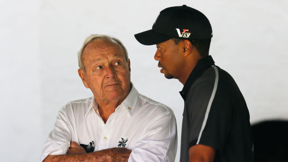 Arnold Palmer a Tiger Woods Arnold Palmer a Tiger Woods