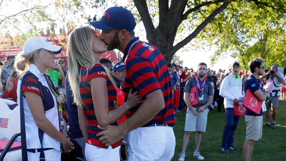 Dustin Johnson a Paulina Gretzky