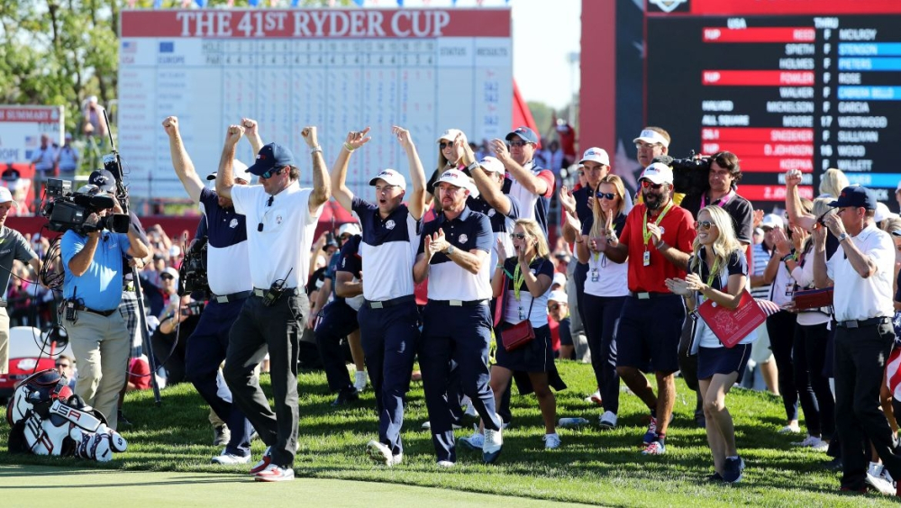 Američané vyhráli Ryder Cup