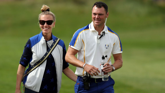 Martin Kaymer a Irene Scholz