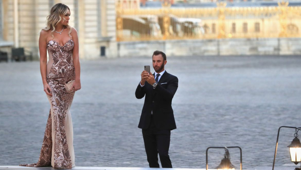 Dustin Johnson a Paulina Gretzky