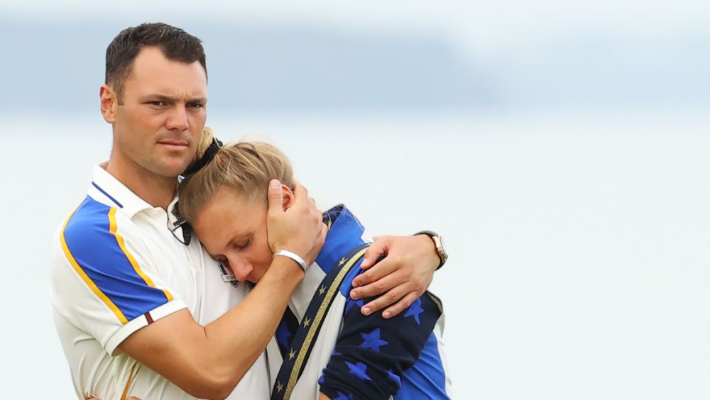 Martin Kaymer a Irene Scholz