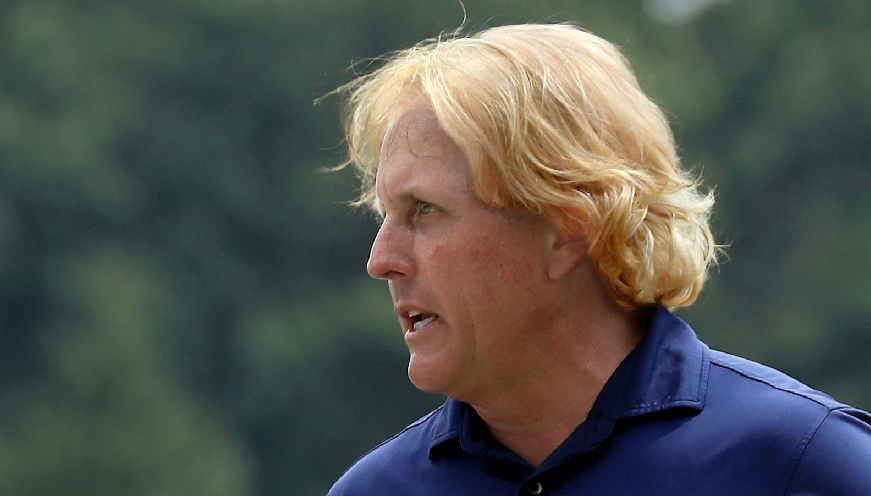 Blond Phil Mickelson