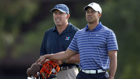 Tiger Woods a Steve Williams