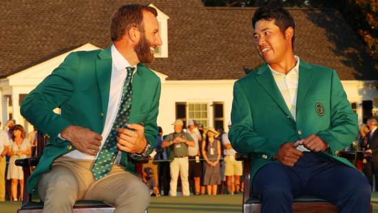 Hideki Matsuyama a Dustin Johnson