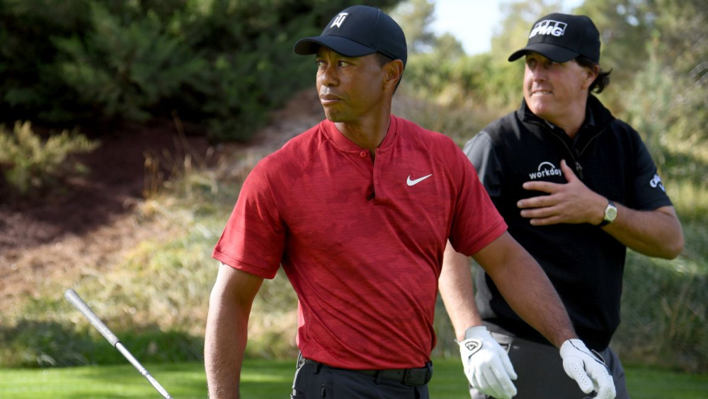 Tiger Woods a Phil Mickelson