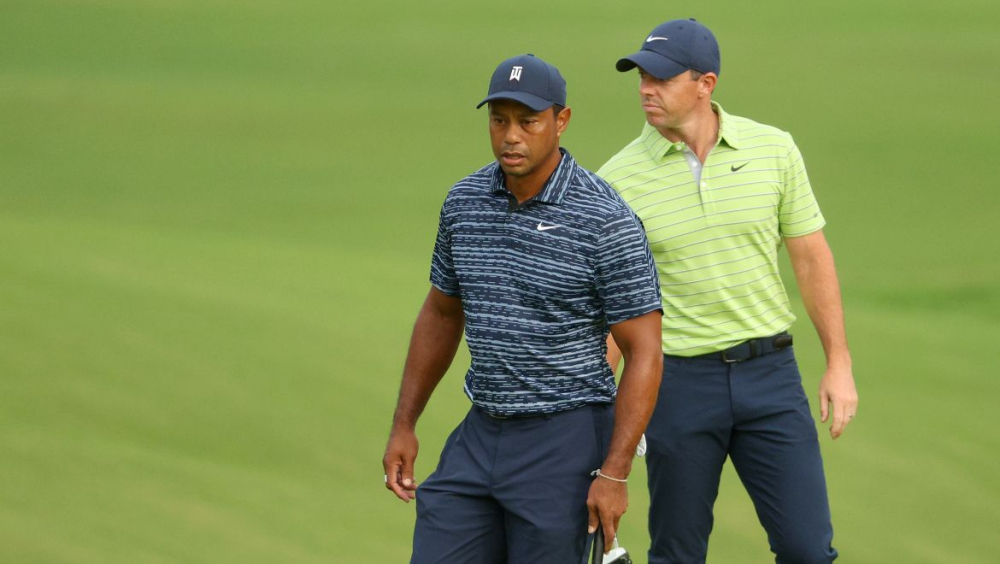 Tiger Woods a Rory McIlroy