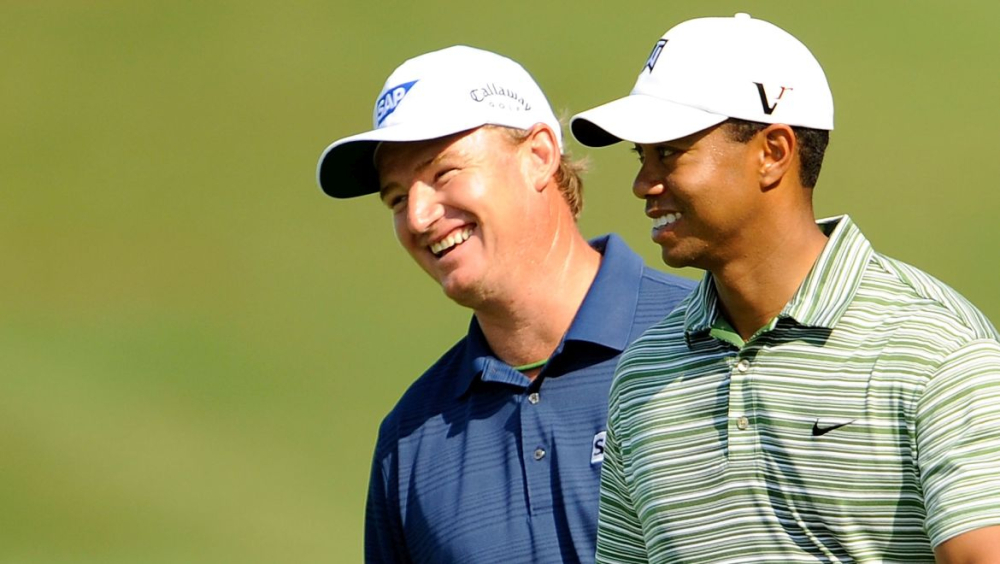 Ernie Els a Tiger Woods