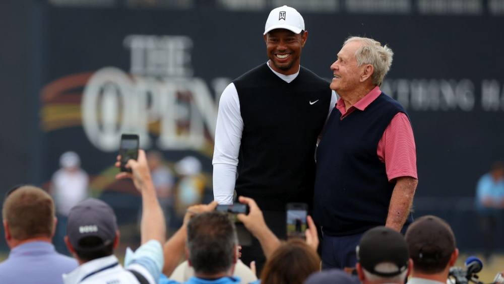 Tiger Woods a Jack Nicklaus