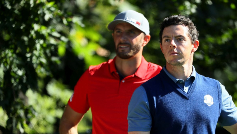 Rory McIlroy a Dustin Johnson