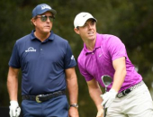 Phil Mickelson a Rory McIlroy