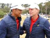 Tiger Woods a Steve Stricker